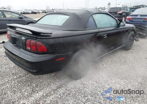 1996 Ford Mustang Gt из США, поврежденный, VIN 1FALP45X2TF185598